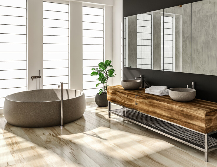 Malrieu - salle de bains zen